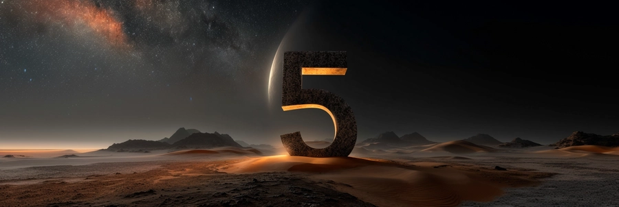 Число 5 в нумерологии: свобода, перемены и жизненный опыт