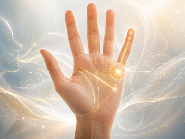 Коммуникации по руке: мизинец, Меркурий и линия ума