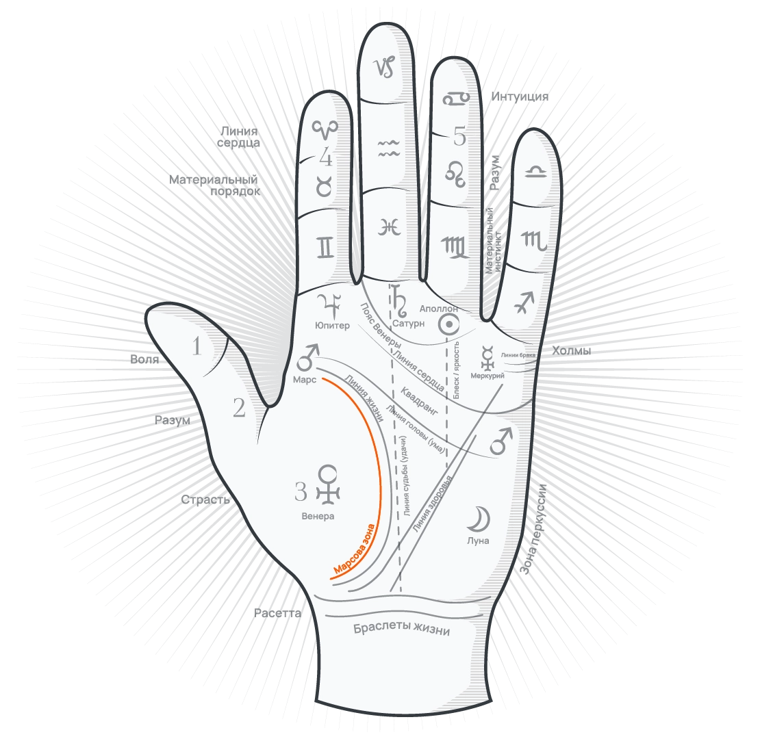 Линии Марса